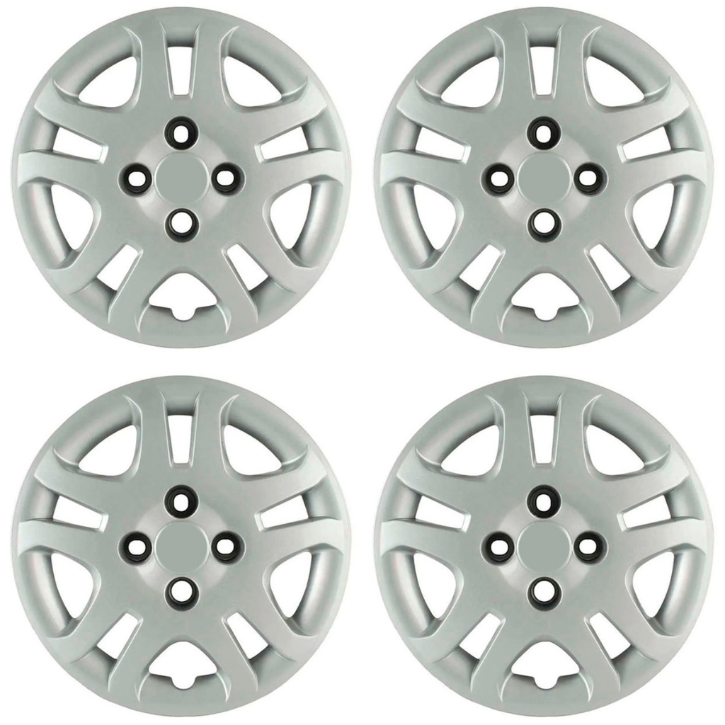 Jogo 4 Calota Aro 14 Ford Fiesta Sedan 2011 2012 2013 Ka Courier
