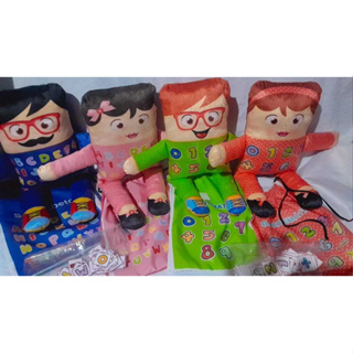 SENHOR E SENHORA ALFABETO BONECOS PELUCIA E CASAL MATEMÁTICA em Oferta na Shopee