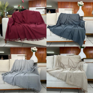 Manta Para Sofá Super King 4,00 x 1,80 Gigante Algodão em Oferta na Shopee