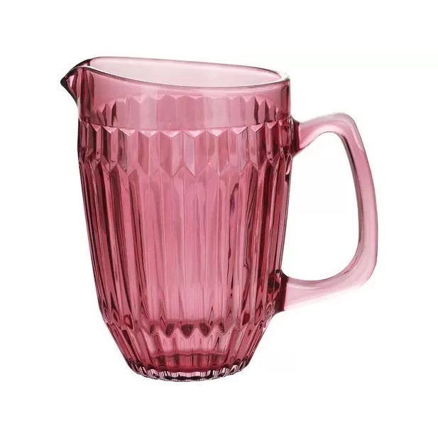 Jarra de Vidro  Para água Suco Arrow Roxa 1,38L