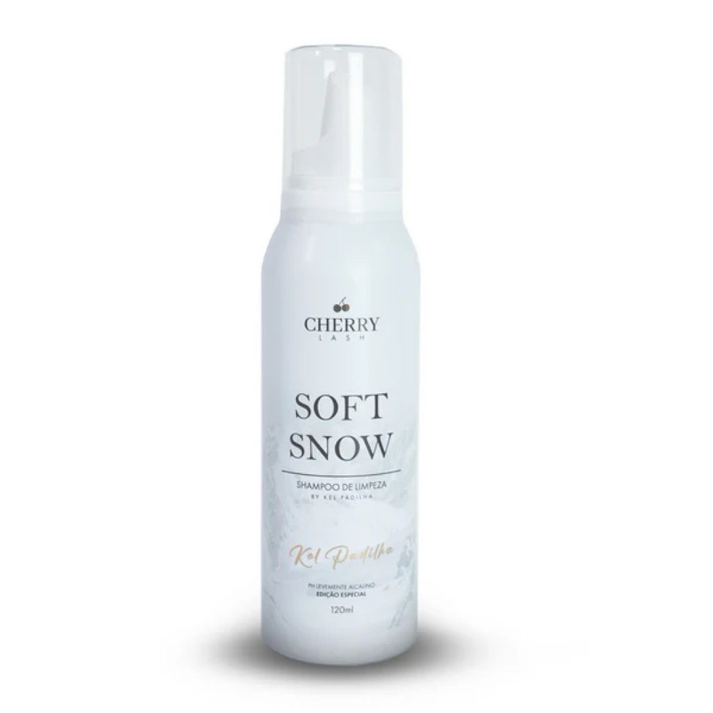 Soft Snow 120 ml Cherry Lash Espuma Mousse Shampoo de Limpeza