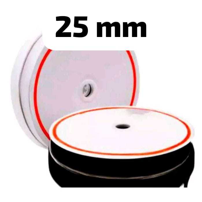 velcro macho e femea 25 mm, preto