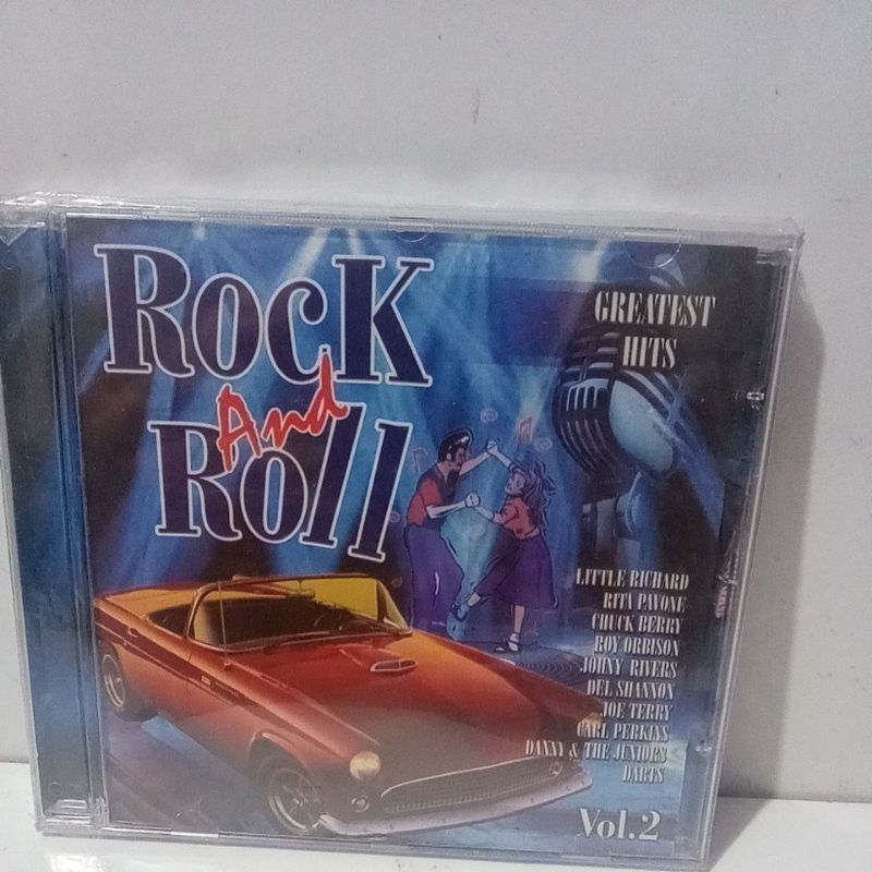 Cd Rock And Roll Greatest Hits Vol.2 Little Richard, Rita Pavone,Chuck Berry,Roy Orbison....Novo de Fabrica Original