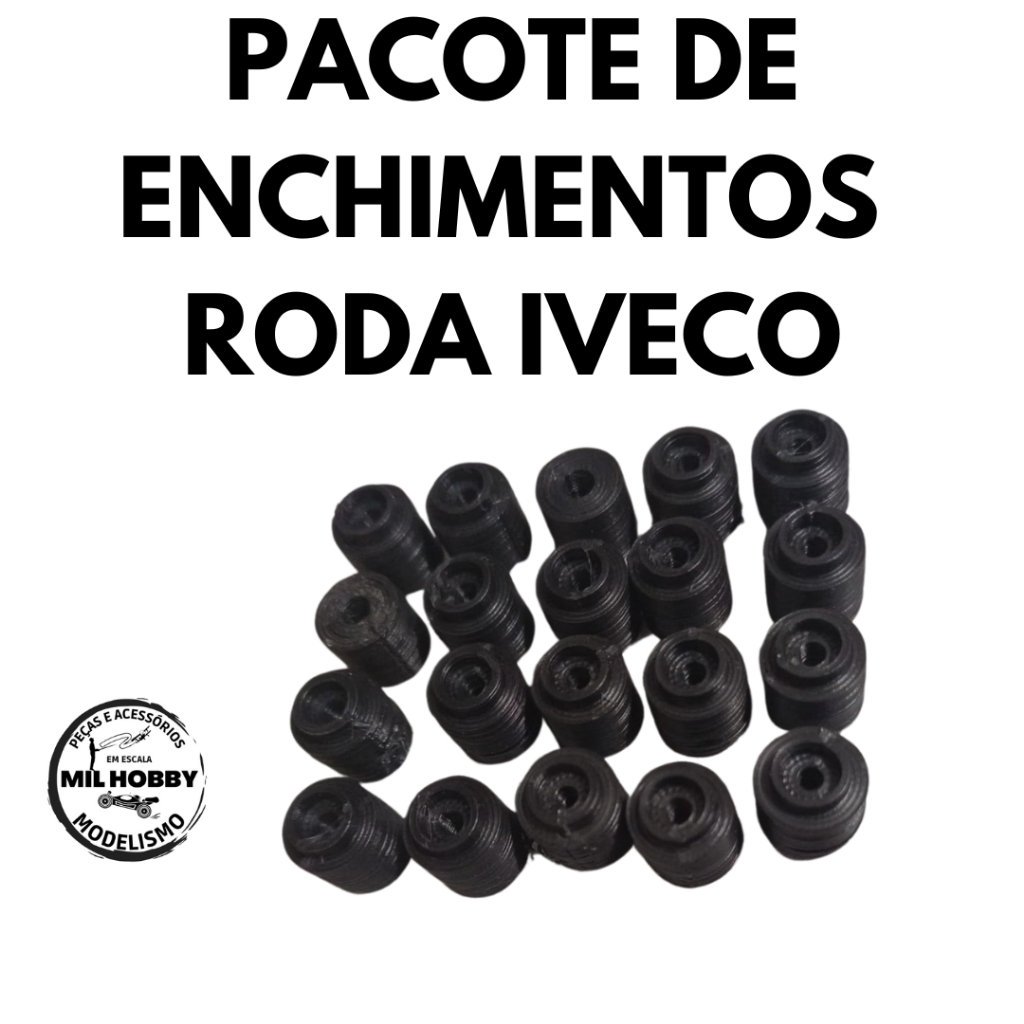 PACOTE C/ 20 ENCHIMENTOS PARA RODA IVECO