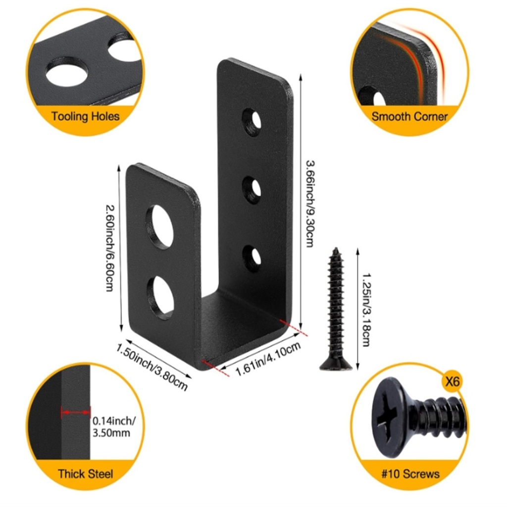 4 Suporte De Barricada De Porta Aço Para Reforço De Porta em Oferta na Shopee