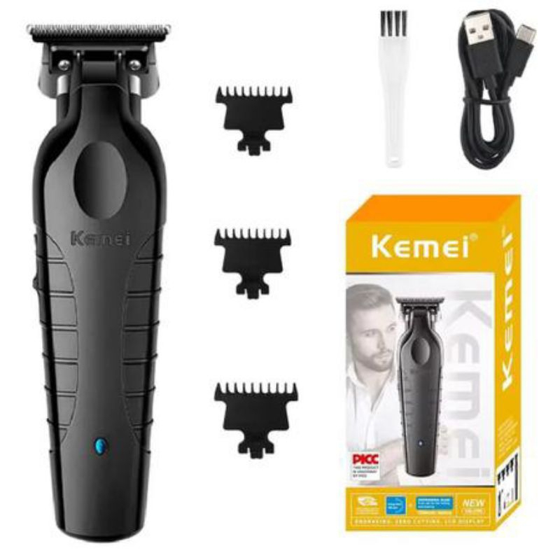 Máquina de acabamento Kemei 2299 Aparador De Cabelo USB Recarregável Maquina De Barbeiro