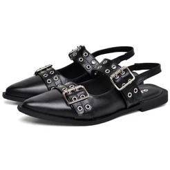 Sapatilha Feminina Dubuy Slingback Detalhes Preto Original Maju 1302DB