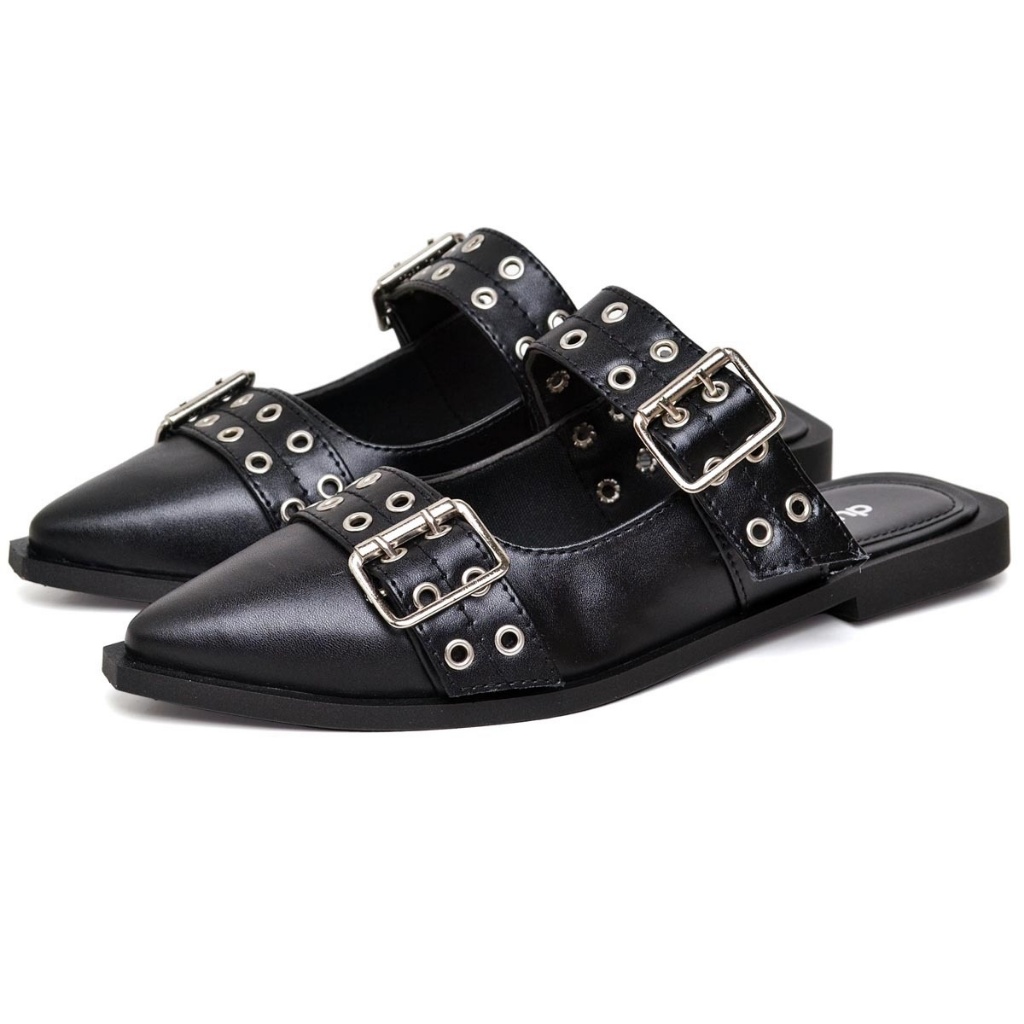 Sapato Feminino Dubuy Mule Slingback Preto Original Majo 1304DB em Oferta na Shopee