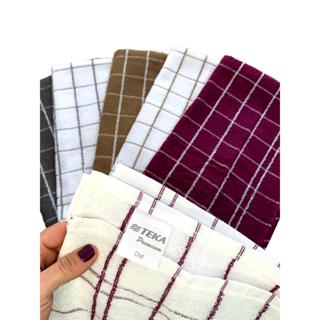 Kit com Pano de Prato Atoalhado TEKA Chef 100% Algodão em Oferta na Shopee