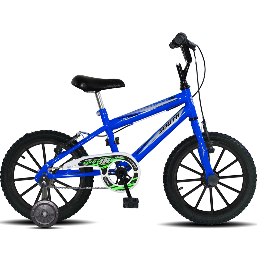 Bicicleta Aro 16 Infantil South Ferinha para Meninos em Oferta na Shopee