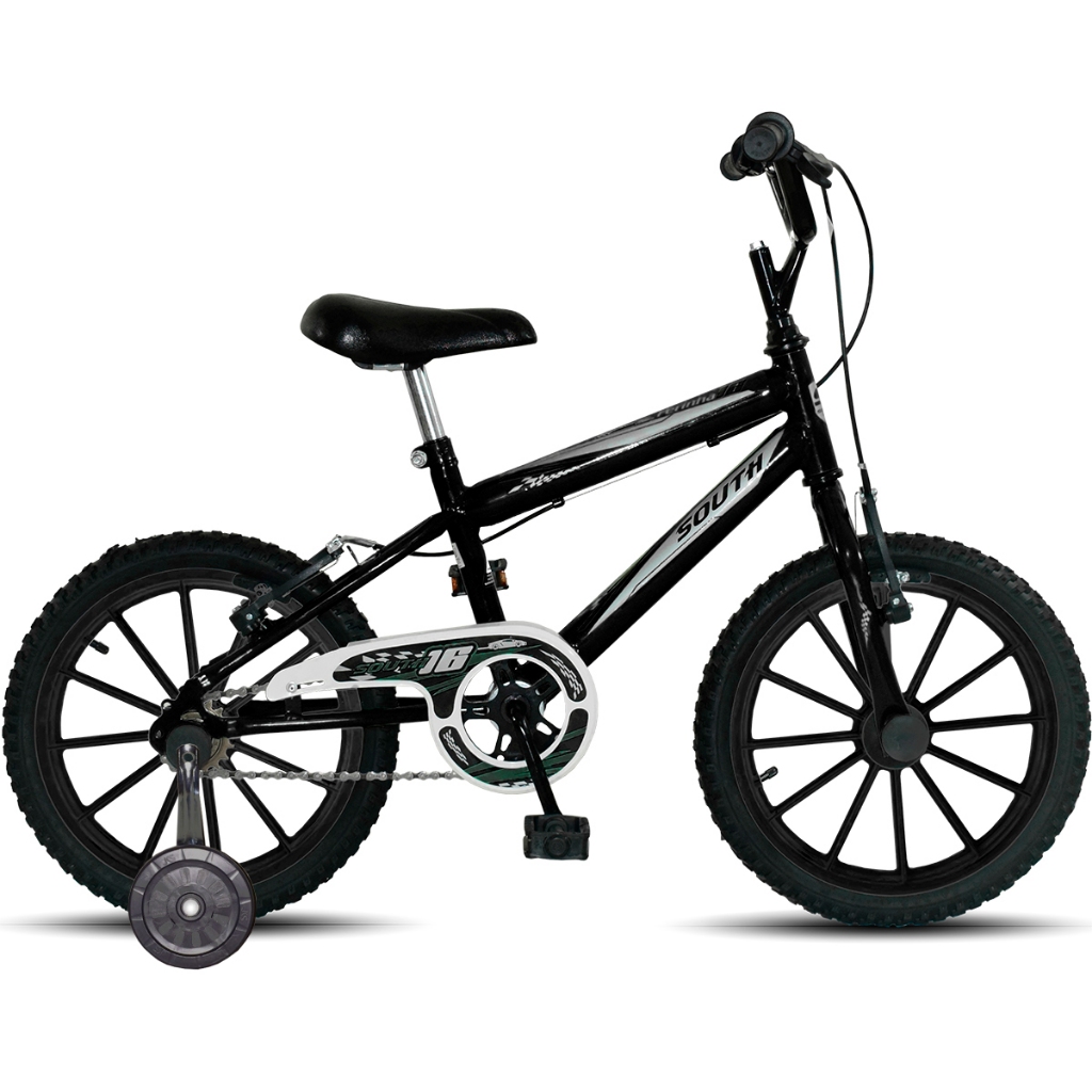 Bicicleta Aro 16 Infantil South Ferinha para Meninos em Oferta na Shopee
