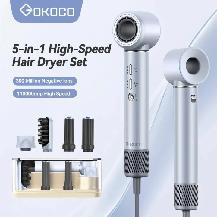 Secador de Cabelo Gokoco 5 em 1 GD023 Multifuncional — foto 5