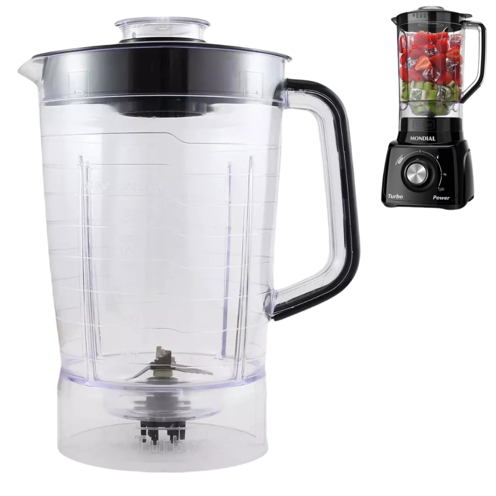 Copo para Liquidificador Mondial Turbo Power Sangel L-99 Preto em Oferta na Shopee