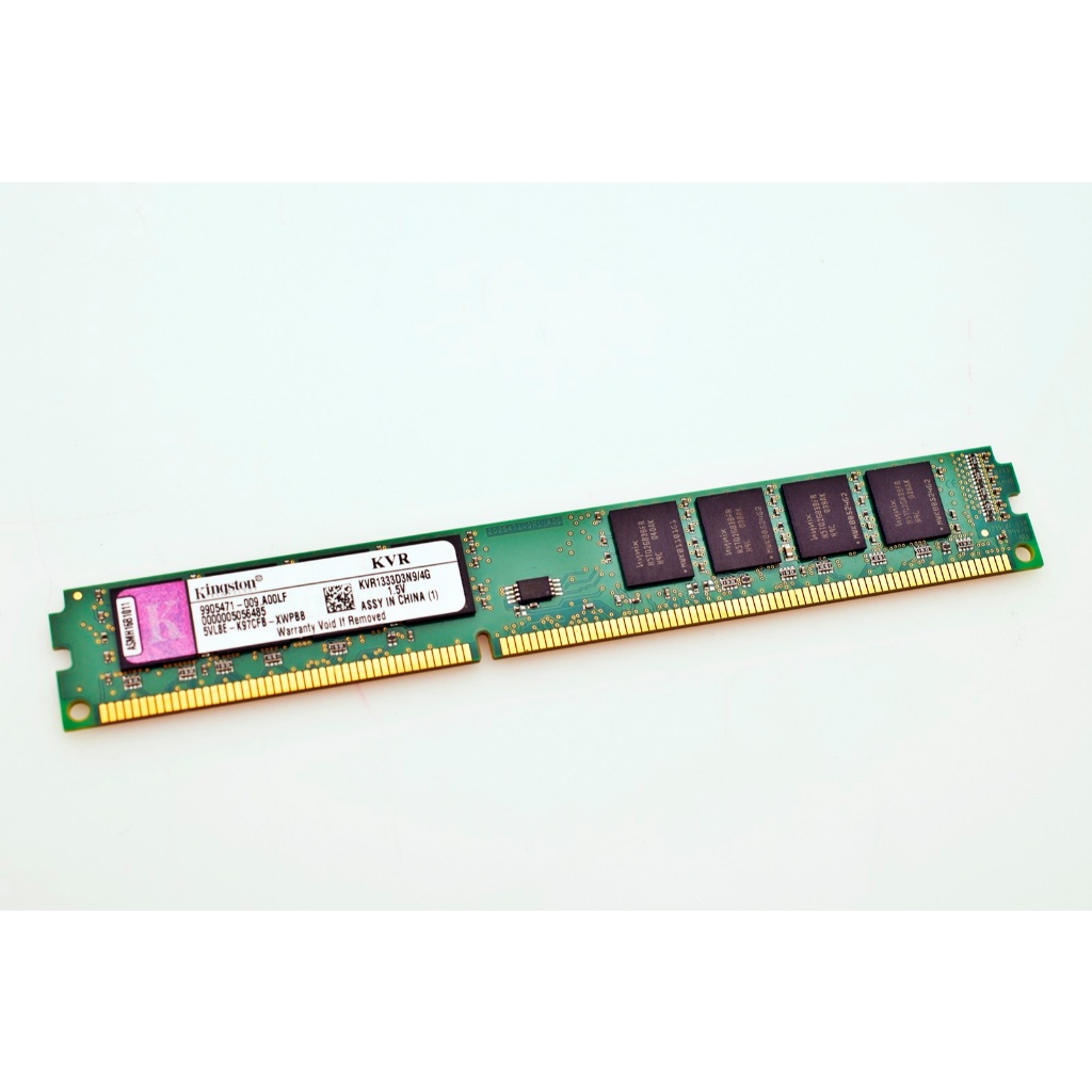 Memória RAM para PC DDR3 4GB 1333Mhz Kingston - KVR1333D3N9/4G
