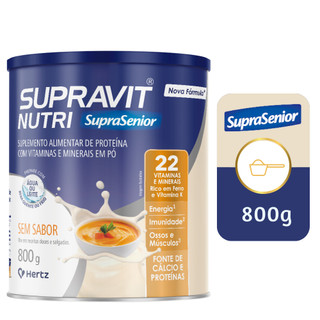 Supravit Nutri Sem Sabor Lata 800g Kley Hertz em Oferta na Shopee