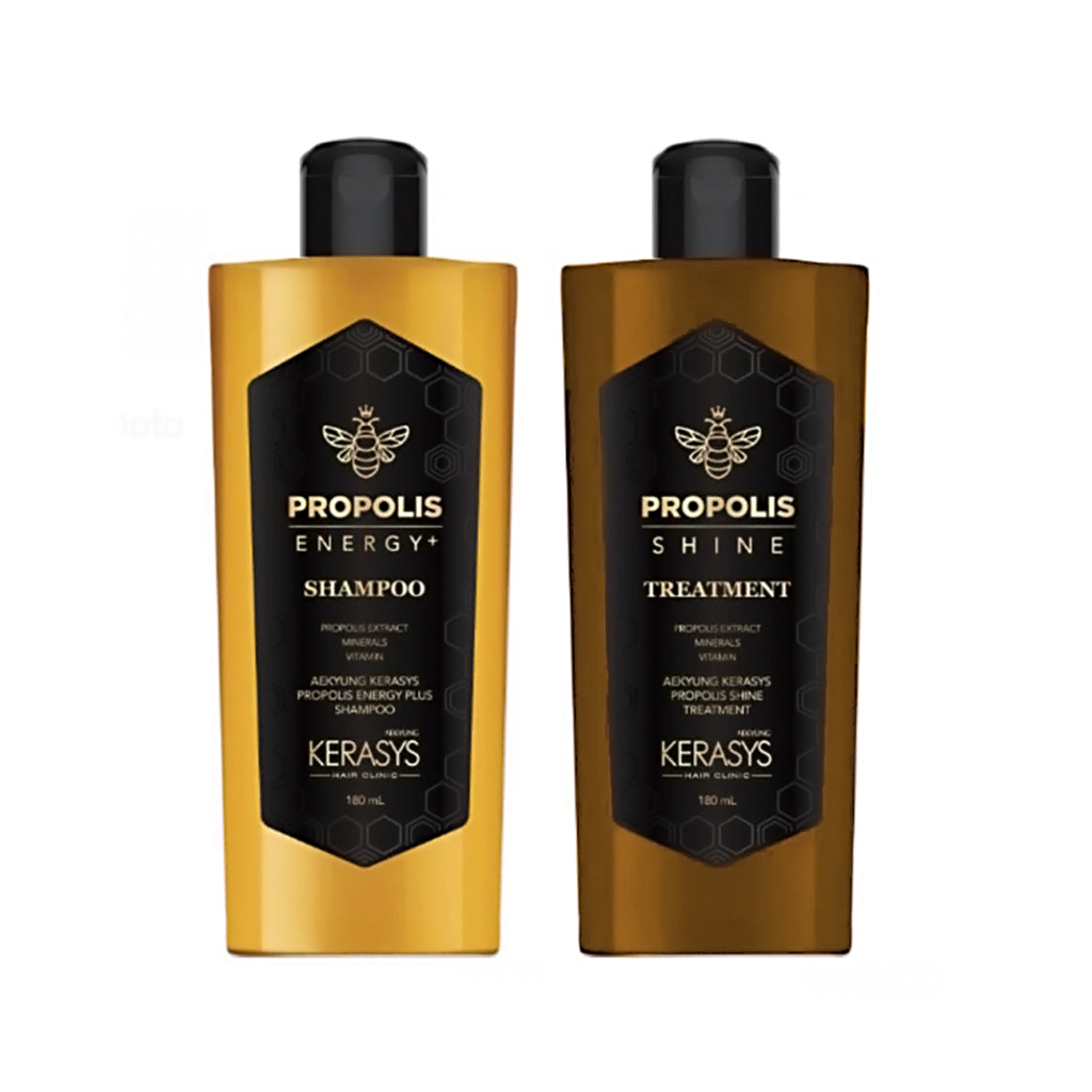 Kit Kerasys Royal Propolis Shine + Energy Shampoo e Tratamento 180ml