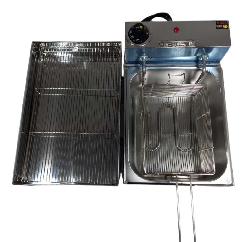 Fritadeira Elétrica Conjugada 5 Litros com Escorredor e Tampa