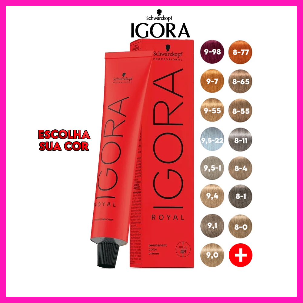 Igora Royal Schwarzkopf Coloração Professional 60g (Todas Tonalidades)