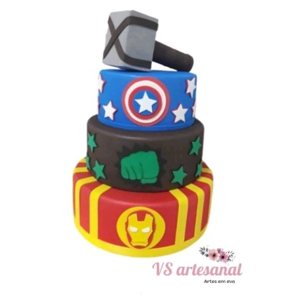 Bolo Fake Vingadores: Onde Comprar | BuscaProdutos