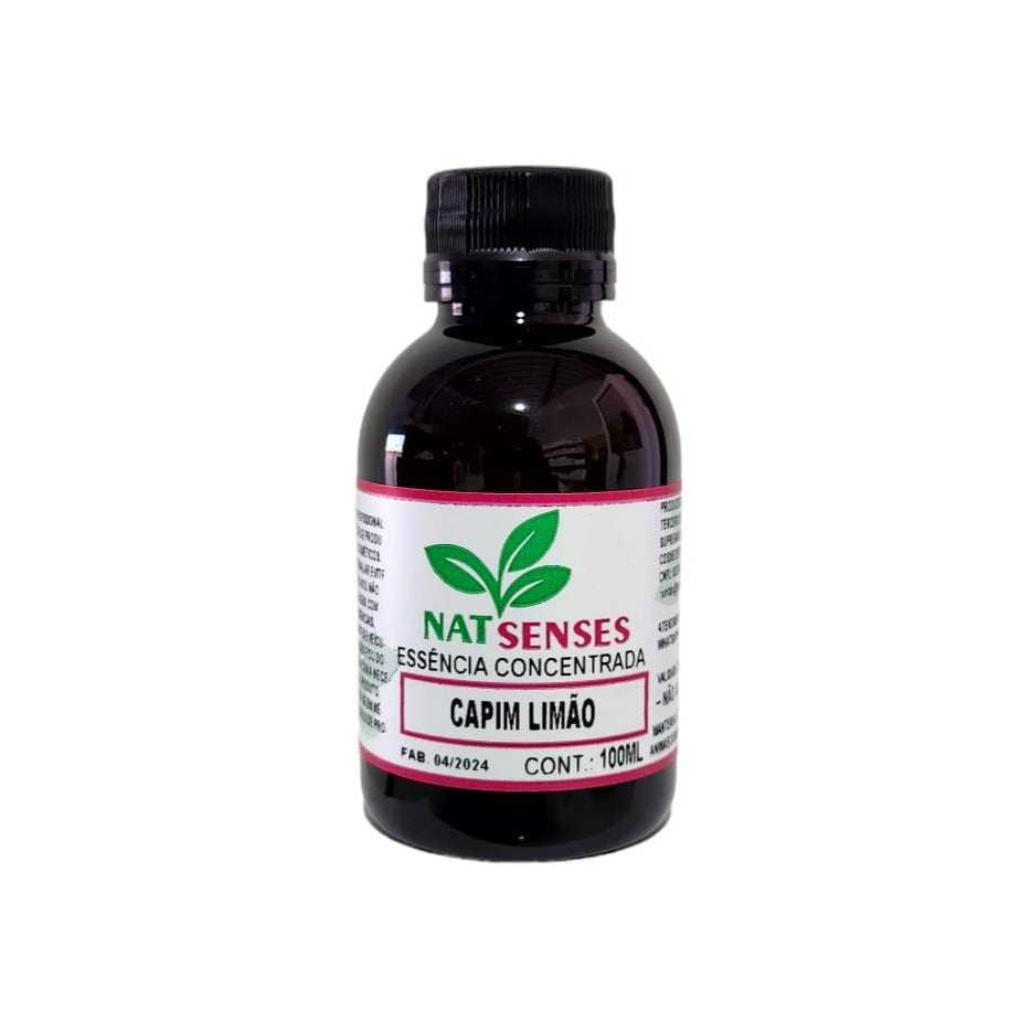 Essência concentrada Capim Limão  - 100ML - Nat Senses - Óleo essêncial