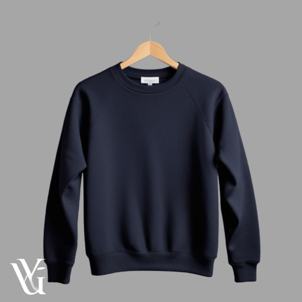 Moletom Gola Redonda Unissex Careca Blusa de Frio Casaco Feminino Masculino Flanelado Liso Sem Estampa 100% Algodão