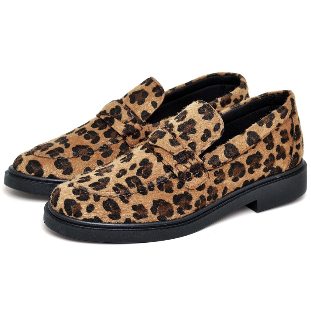 Sapato Feminino Dubuy Mocassim Oxford animal Print Original Eva 1416DB em Oferta na Shopee