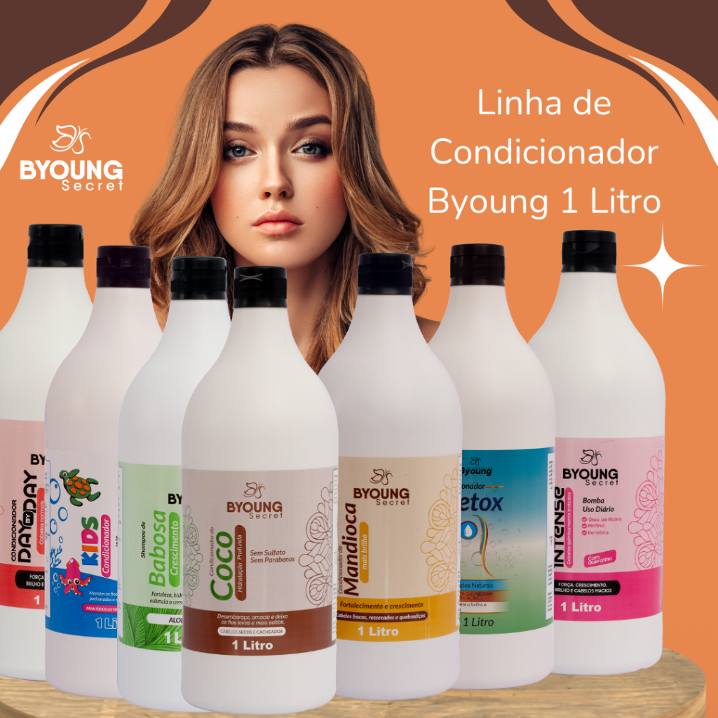 Condicionador Byoung Unitario 1 Litro em Oferta na Shopee