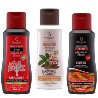 Kit com 3 Sabonetes Bio Instinto (1 Barb. c/ Aroera + 1 Barbatimão + 1 Aroeira em Oferta na Shopee