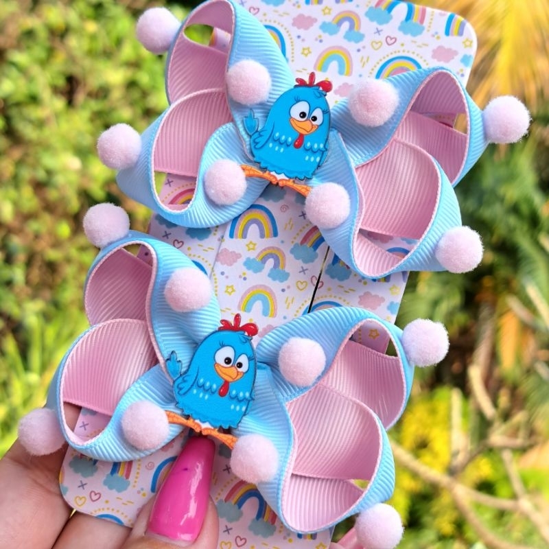 Laço Galinha pintadinha em Oferta na Shopee