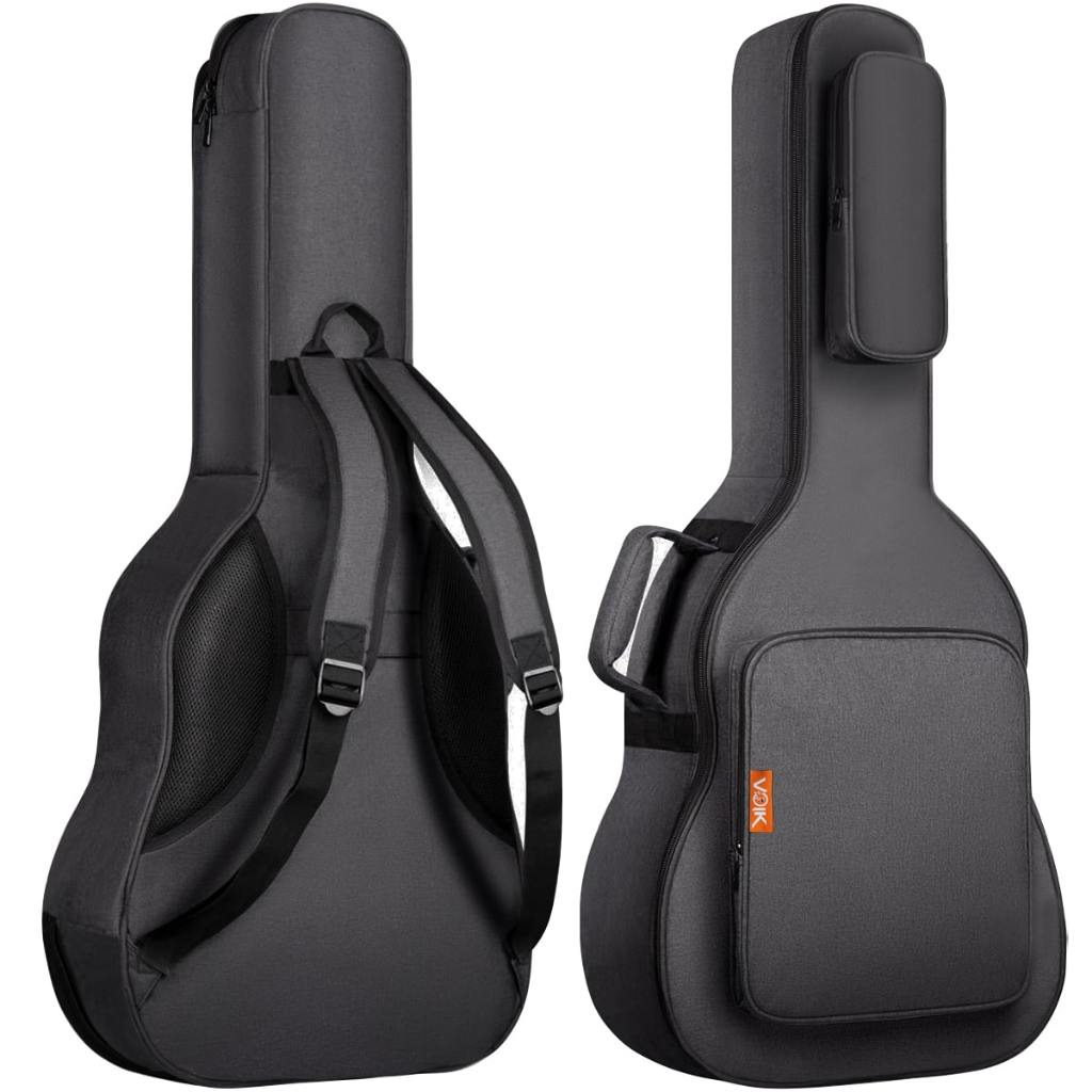 Capa Para Violão Luxo Acolchoada Voik BV-411C Cinza Chumbo em Oferta na Shopee