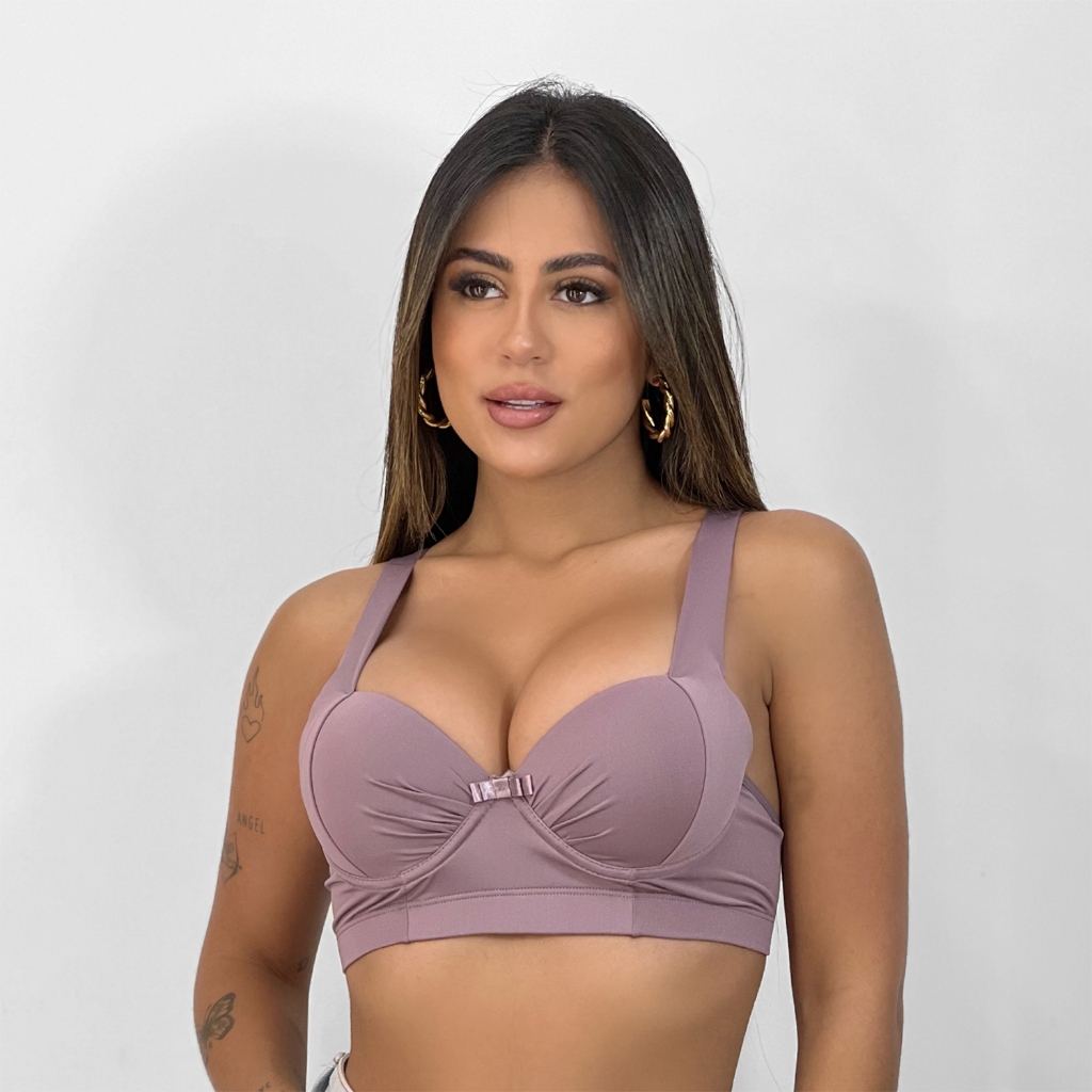 Kit 8 Sutiãs com Bojo Reforçado Com Alça Reforçada Regulável em Oferta na Shopee