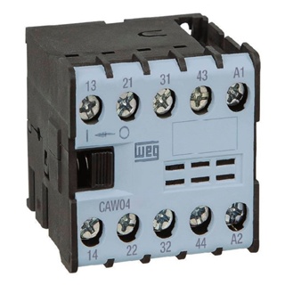Contator Mini Auxiliar 6A 220V 2Na+2Nf 60Hz 42x45x44mm Caw04 Weg em Oferta na Shopee