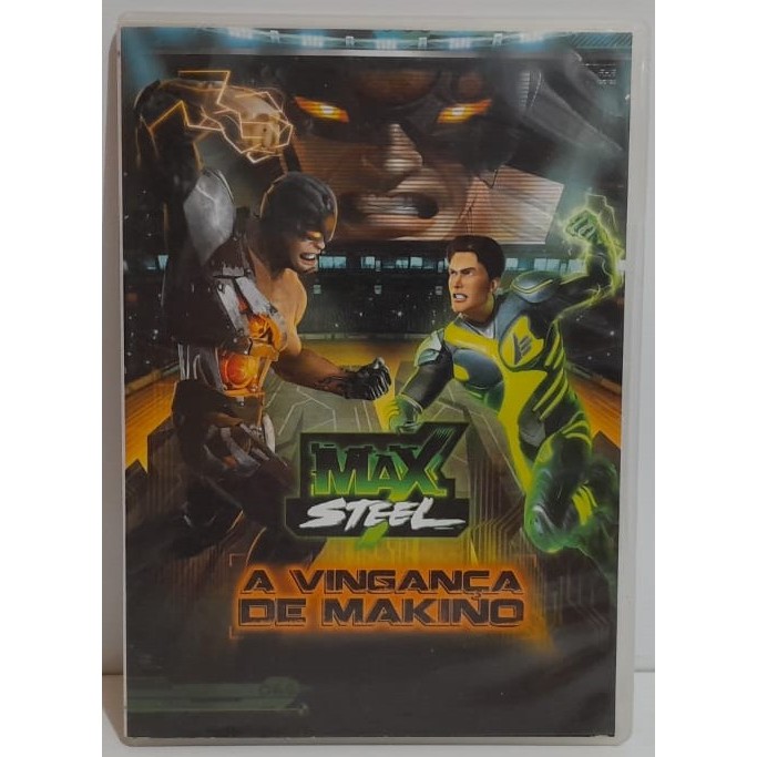DVD Original da Animação Max Steel - A Vingança de Makino - Mattel - 2011