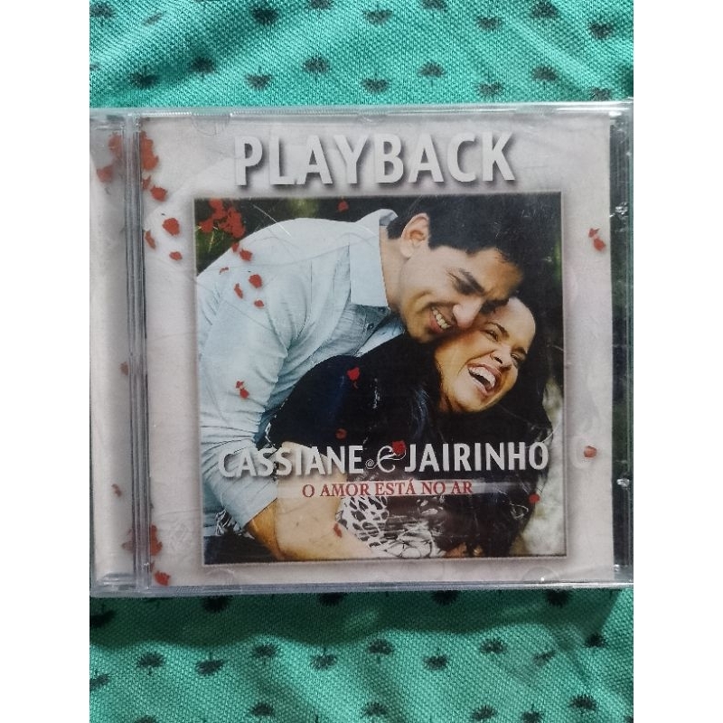 Cd playback Cassiane e Jairinho O Amor Está No Ar ( Cd Lacrado)