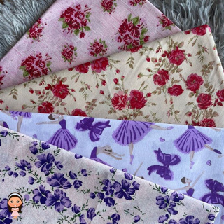 Tecido Tricoline 100% Algodão 1,50 de Largura, Artesanato, Bailarina, Floral, Vestido Infantil, em Oferta na Shopee