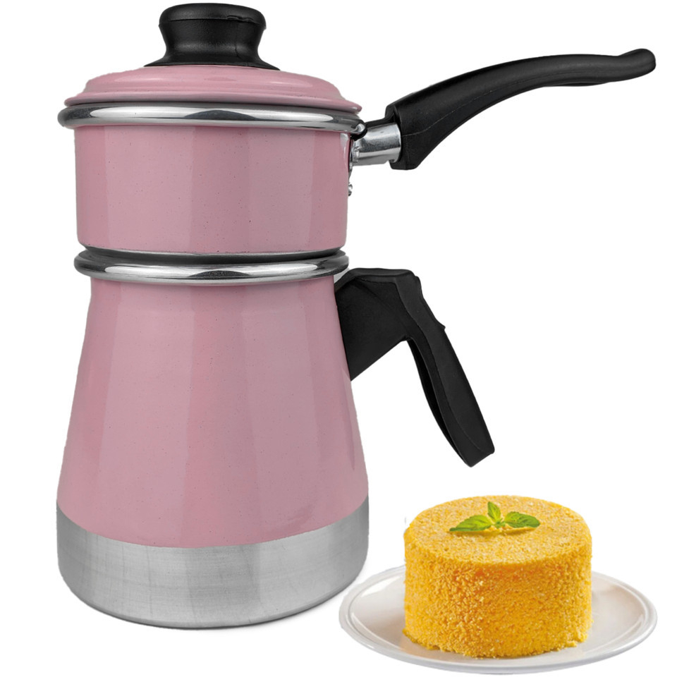 Cuscuzeira a Vapor Duplex Porção Individual Mini Cuscuszeira Dupla com Tampa Faz Cuscuz e Legumes em Oferta na Shopee