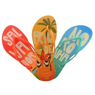Chinelo Havaianas Feminino Slim Postcard Original em Oferta na Shopee