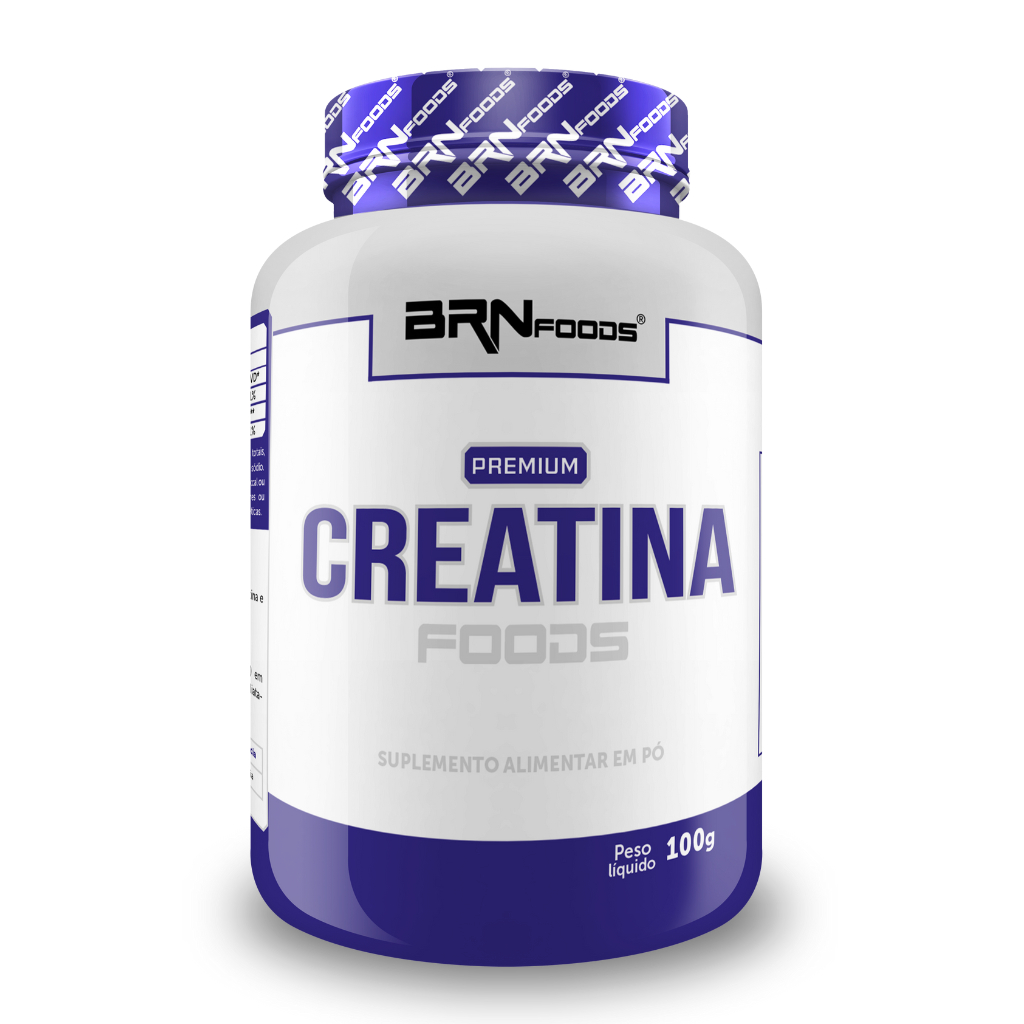 Creatina Premium Foods 100g Para Força e Resistência - BRNFOODS