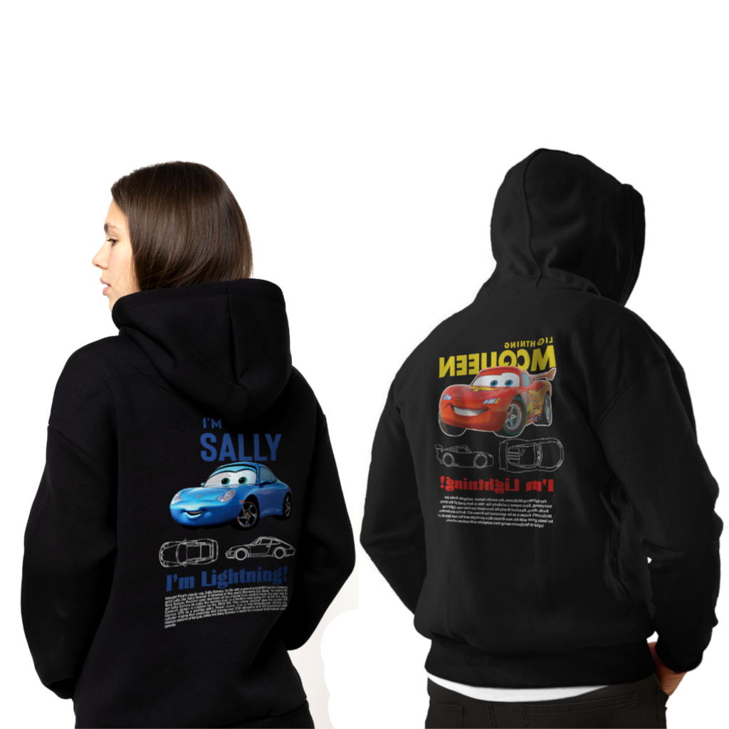 Moleton Frio Treino  plus size G1 G2 G3 G4    Casal  filme carros corvette porsche mcquenn sally namorados