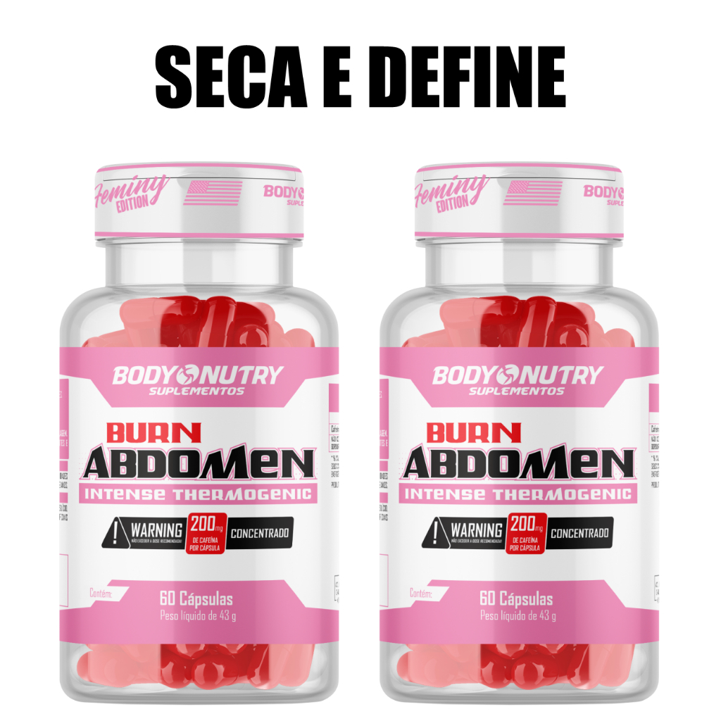 Kit 2x Burn Abdomen, 60 cáps em Oferta na Shopee