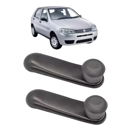 Par Manivela Reguladora Vidro Palio Siena Strada Metal