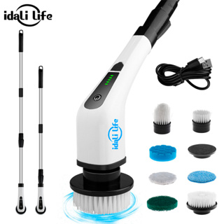 Escova De Limpeza Ajustável Janela Banheiro e Cozinha Ferramenta 9 em 1 Recarregável Idali Life em Oferta na Shopee