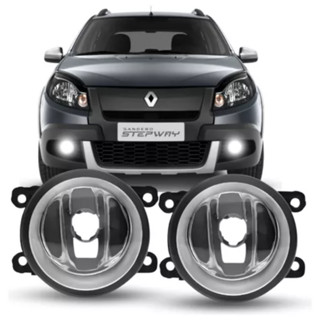 Par Farol Milha Sandero Stepway 2008 2009 2010 2011 2012 13 em Oferta na Shopee