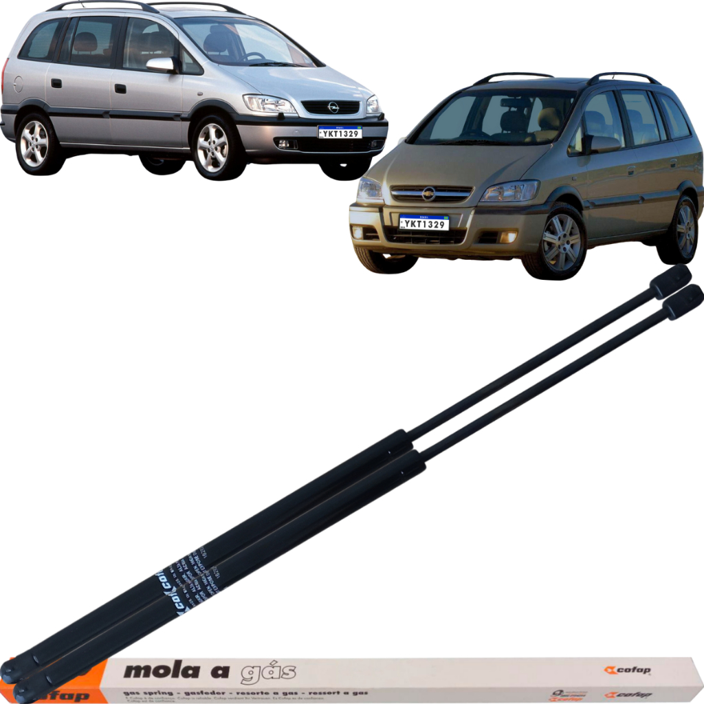 Par Amortecedor Tampa Traseira Mala Cofap Zafira 2001 a 2012
