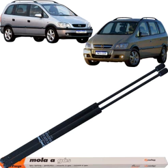Par Amortecedor Tampa Traseira Mala Cofap Zafira 2001 a 2012