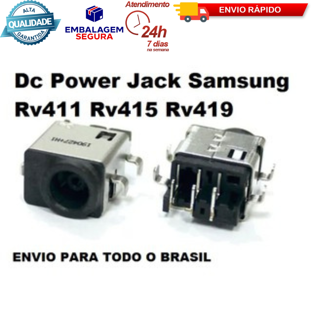 Ac Dc Power Jack Samsung Rv411 Rv415 Rv419 Rv420 Conector