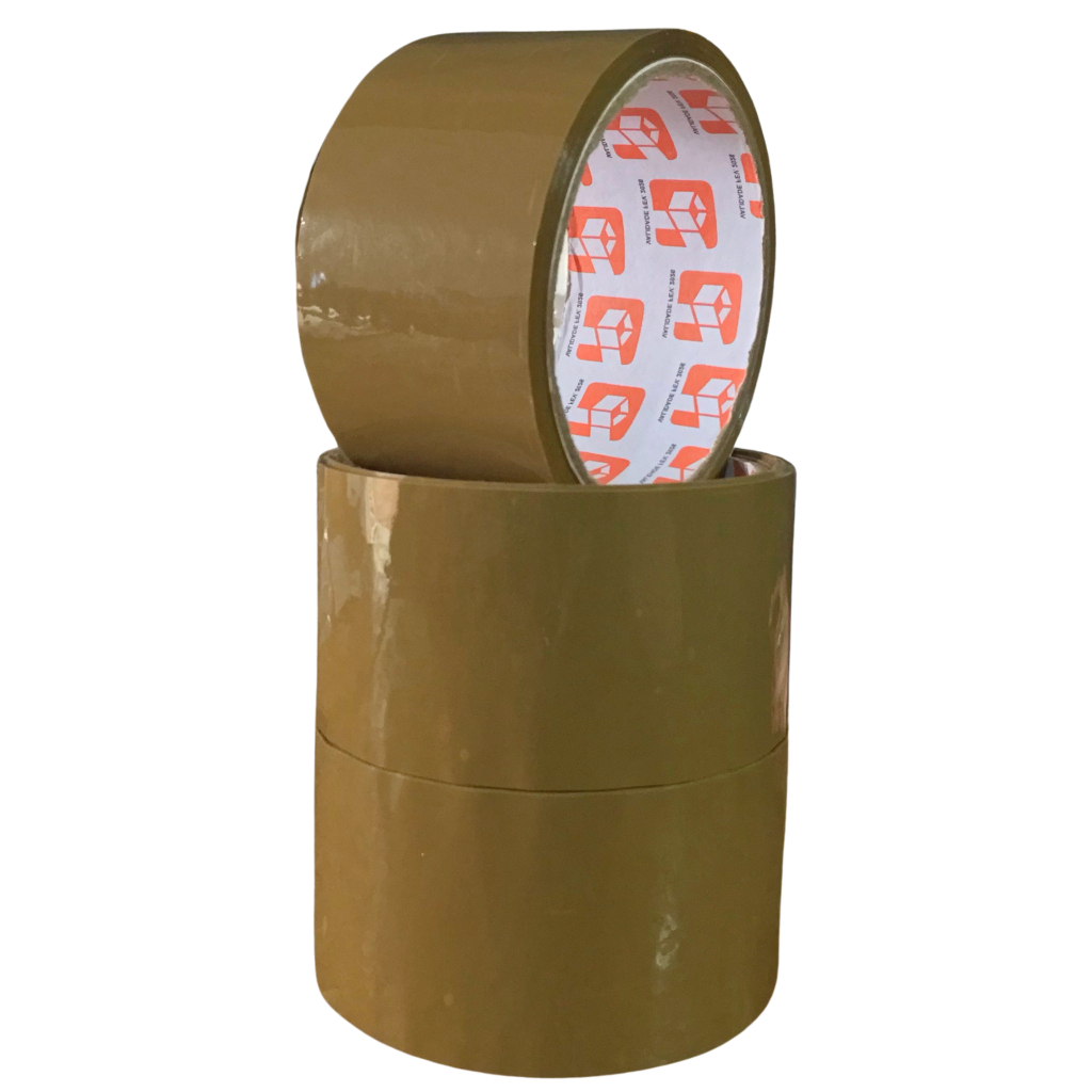 04 Rolos Fita Adesiva Marrom 48x40 - Kit em Oferta na Shopee