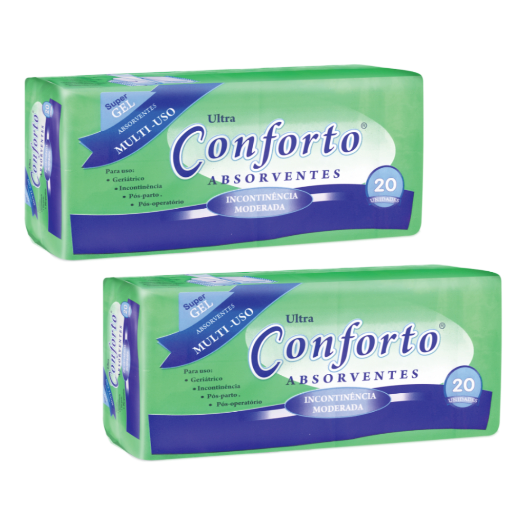 Absorvente Pós Multi-uso Ultra Conforto Kit c/ 2 Pacotes