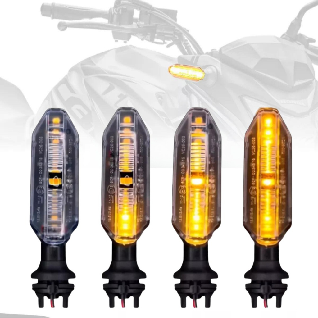 Kit C/ 4 Pisca Led Seta Honda Cb250f Twister 2019 Fan Titan Sequencial em Oferta na Shopee