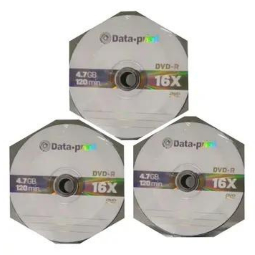 100 Dvd-r Data Print Logo 4.7gb 120 Minutos 16x Original
